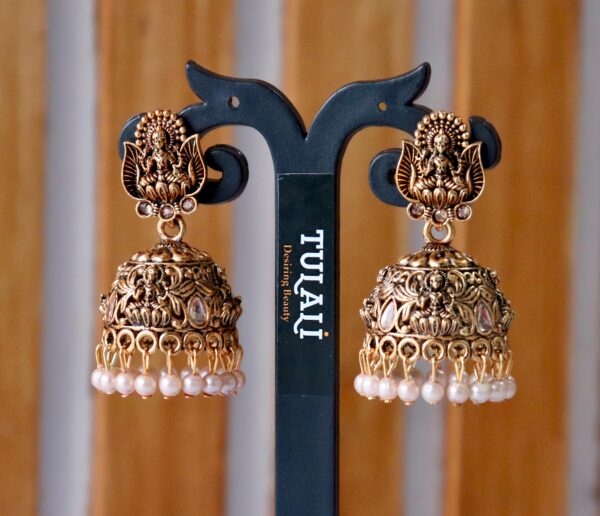 Lakshmi Pearl Antique Jhumka