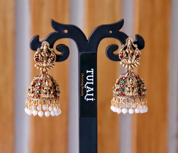 Lakshmi Pearl Cage Jhumka